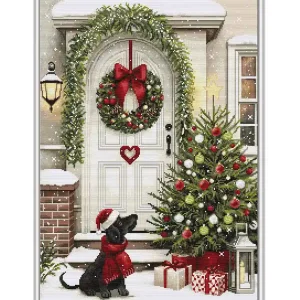 Preis Gesenkt Stickpackung Bild Vorfreude auf Weihnachten