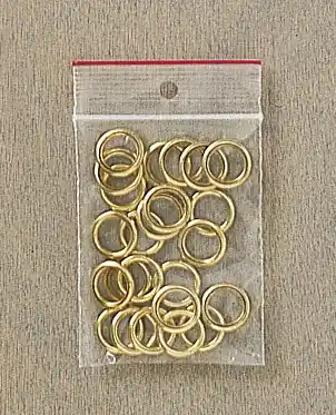 Geprüft Messingringe 24 Stück