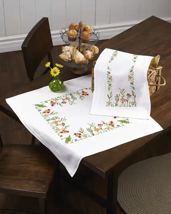 Original Stickpackung Wiesenblumen