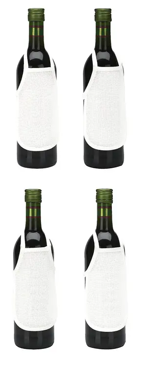 Gratis Versand Flaschenschürzen 4-er Pack ohne Garn und Vorlage