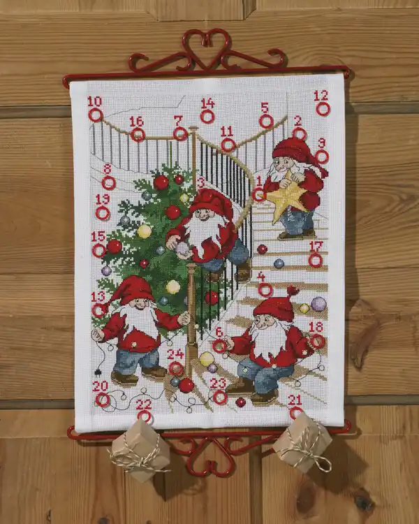 Exklusiv Stickpackung Kalender Schmücken