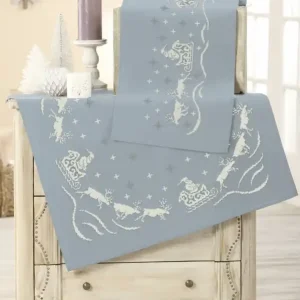 Top-Qualität Stickpackung Wichtel mit Schlitten