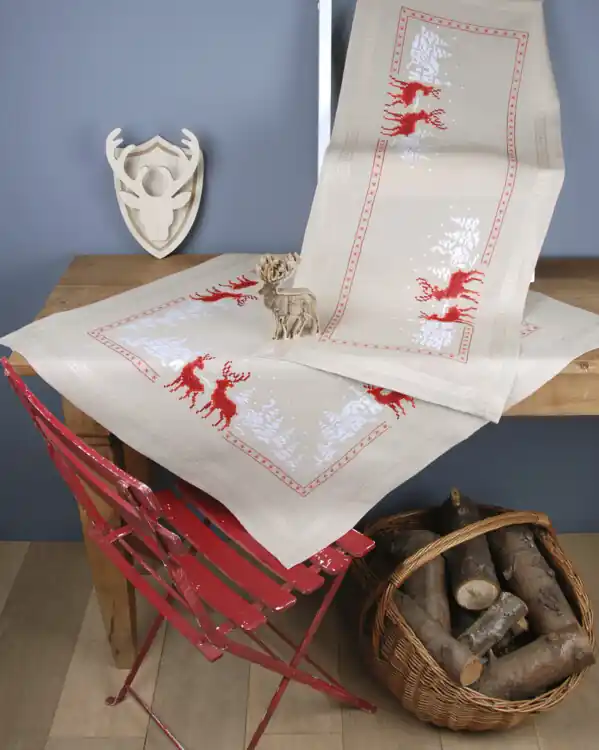 Top-Angebot Stickpackung Rentiere