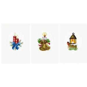 Sale Karten Kerzenschein 3-er Pack