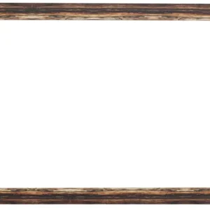 Geprüft Rahmen braunmeliert