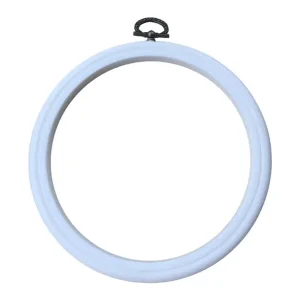 Flexirahmen rund weiß Top-Qualität