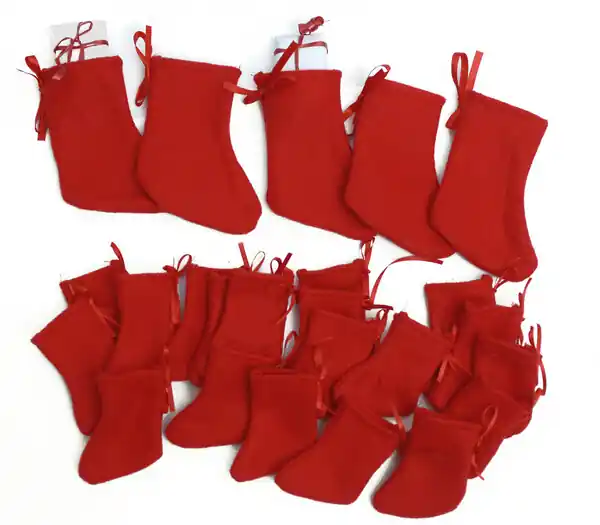 Weihnachtsstrümpfe 24-er Pack Top-Preis