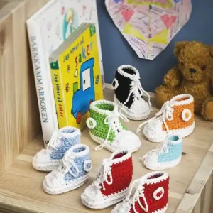Anleitung gehäkelte Chucks für Babys Heute Kaufen