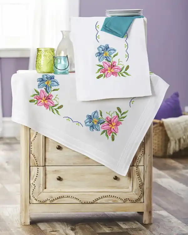 Saisonangebot Läufer Lilien mit oder ohne Garn