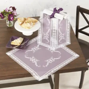 Mitteldecke Schmetterlinge mit oder ohne Garn Nur Heute