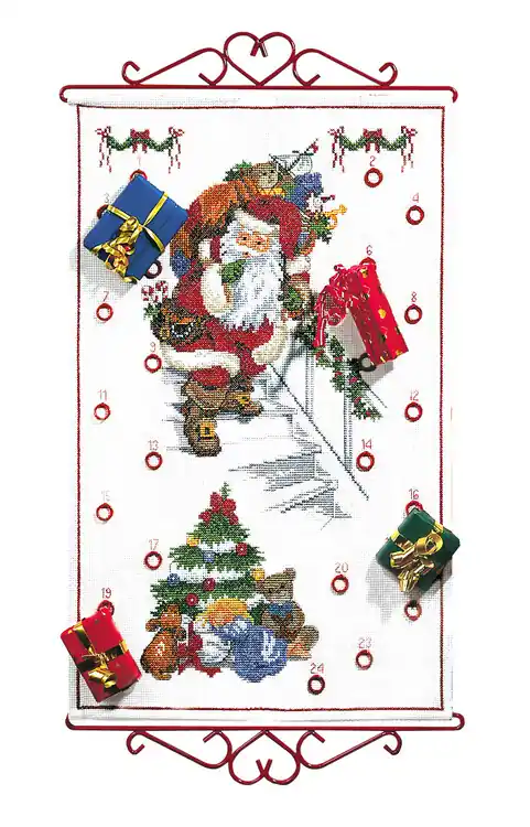 Stickpackung Kalender Schleichender Weihnachtsmann Versand Am Gleichen Tag