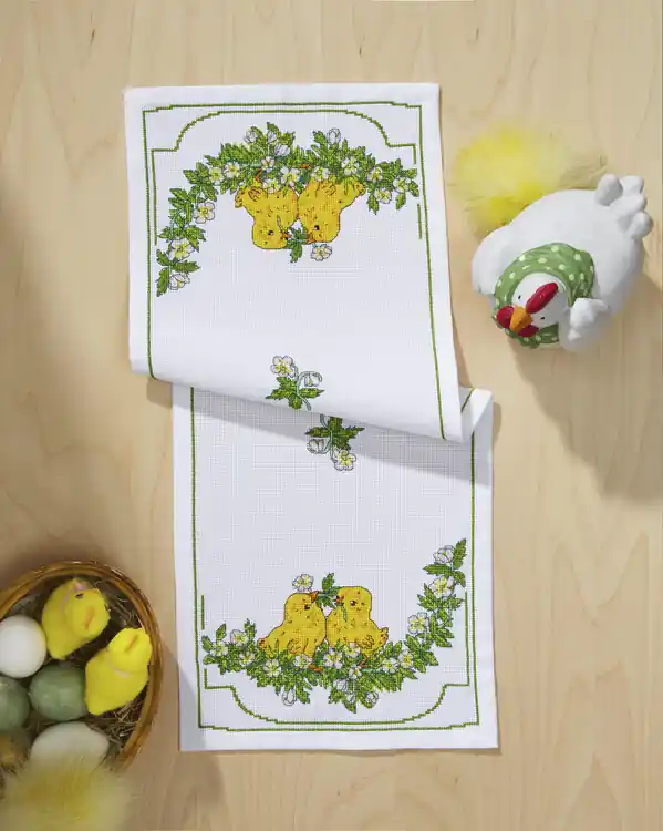 Geld-Zurück-Garantie Stickpackung Läufer Ostergefühle