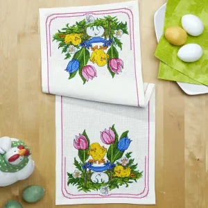 Neue Kollektion Stickpackung Läufer Kükenspiel