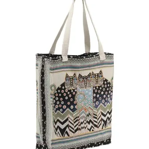 Direktkauf Tasche Drei Katzen im Rahmen