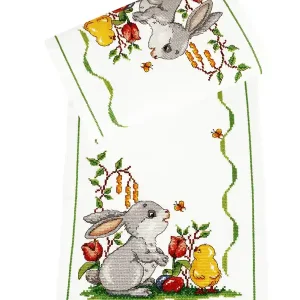 Stickset Läufer Ostern Neue Ware