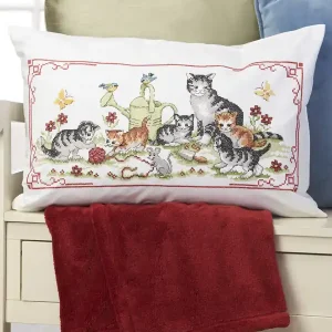 Kissen Katzentreffpunkt mit oder ohne Garn Mengenrabatt