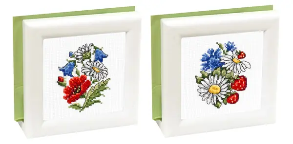 Meistverkauft Stickereien Sommerfrische 2-er Pack für Serviettenhalte