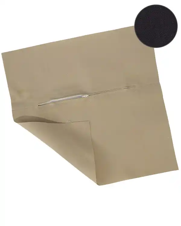 Rückenteil für Kissen 45×45 cm schwarz Top-Angebot