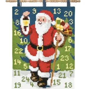 Stickpackung Kalender Wichtel mit Laterne Geprüft