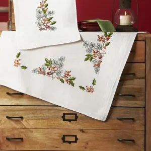 Preis Gesenkt Mitteldecke Hagebutten mit oder ohne Garn