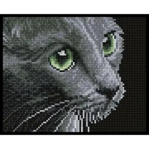 Aktuell Diamond Dotz Graue Katze