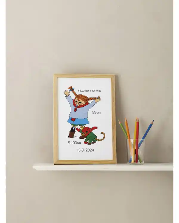 Ab Werk Stickpackung Bild Geburt Pippi