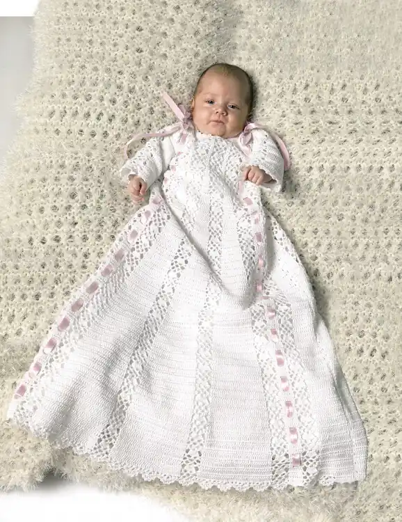 Häkelanleitung Taufkleid Handgefertigt