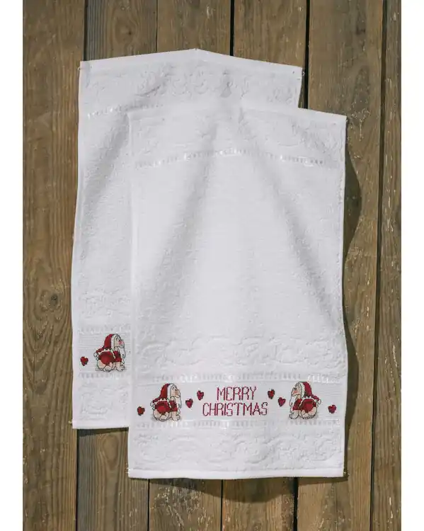 Stickpackung Handtücher Weihnachten 2-er Pack Sale