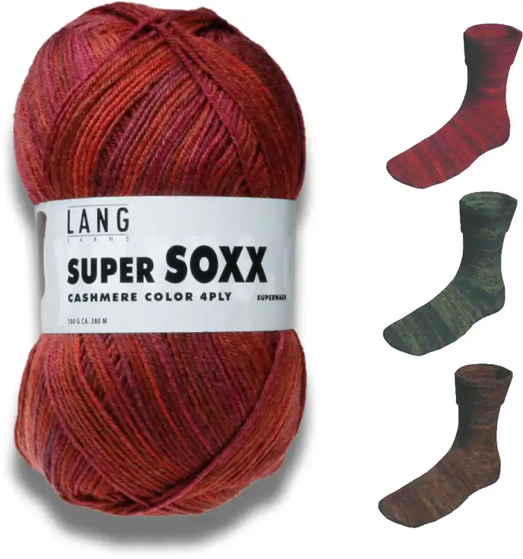 Letzte Chance Super Soxx Cashmere 4-ply