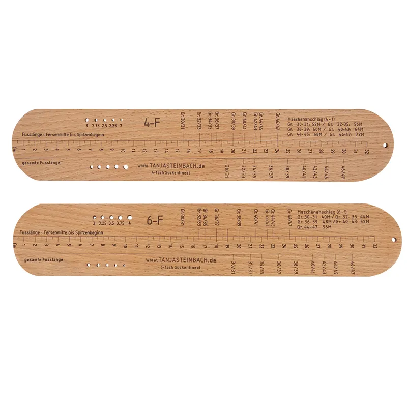 Must-Have Sockenlineal Groß von Tanja Steinbach