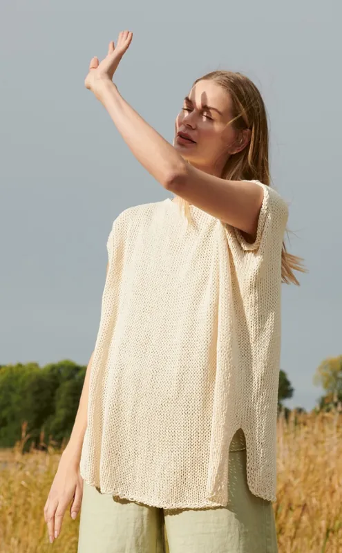 Top glatt rechts aus Organico (GOTS) Saisonangebot