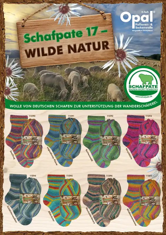 OPAL 4-fach 100g Schafpate 17 Top-Angebot