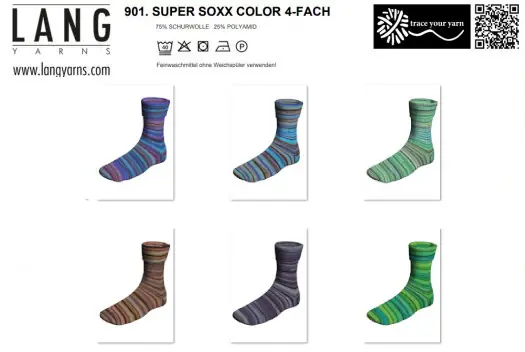 Rabatt Super Soxx 100g 4-fädig Capital Cities 2