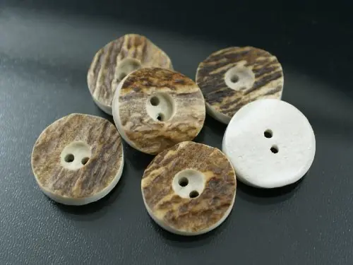 Nur Für Kurze Zeit LORD Knopf echtes Hirschhorn