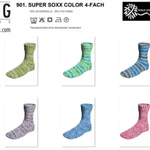 Super Soxx 100g 4-fädig Gemstones Finale Aktion