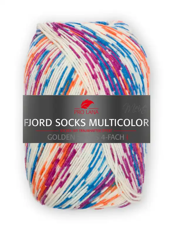 Pro Lana Fjord Socks Multicolor 4-fach Knallerangebot