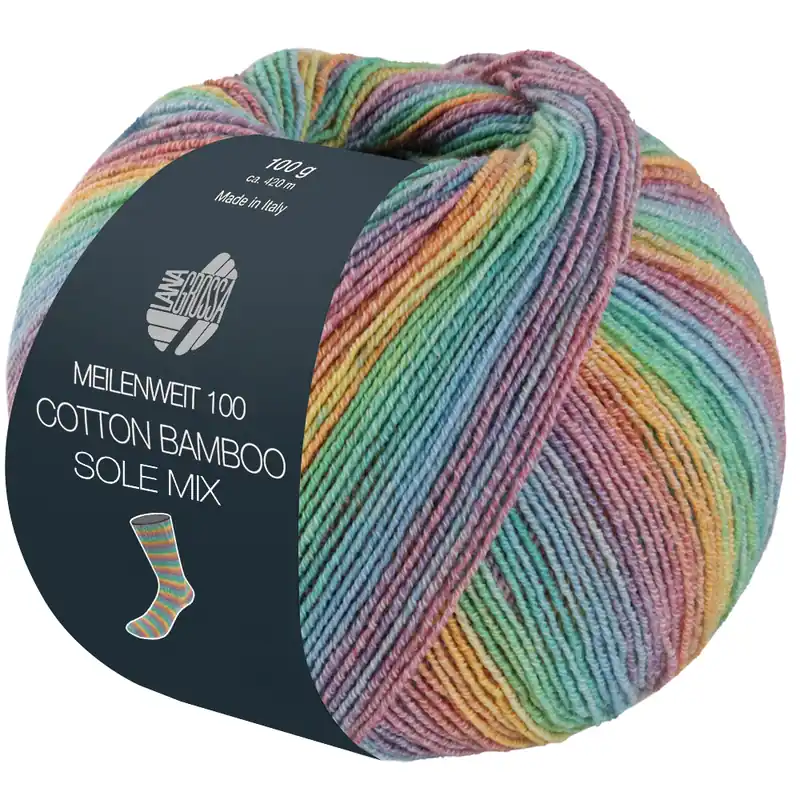 Hochwertig MEILENWEIT 100g Cotton Bamboo Sole Mix