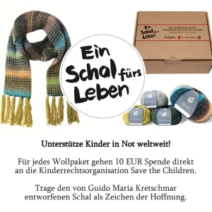 Brigitte Charity Paket 2025 - Ein Schal fürs Leben Top-Qualität