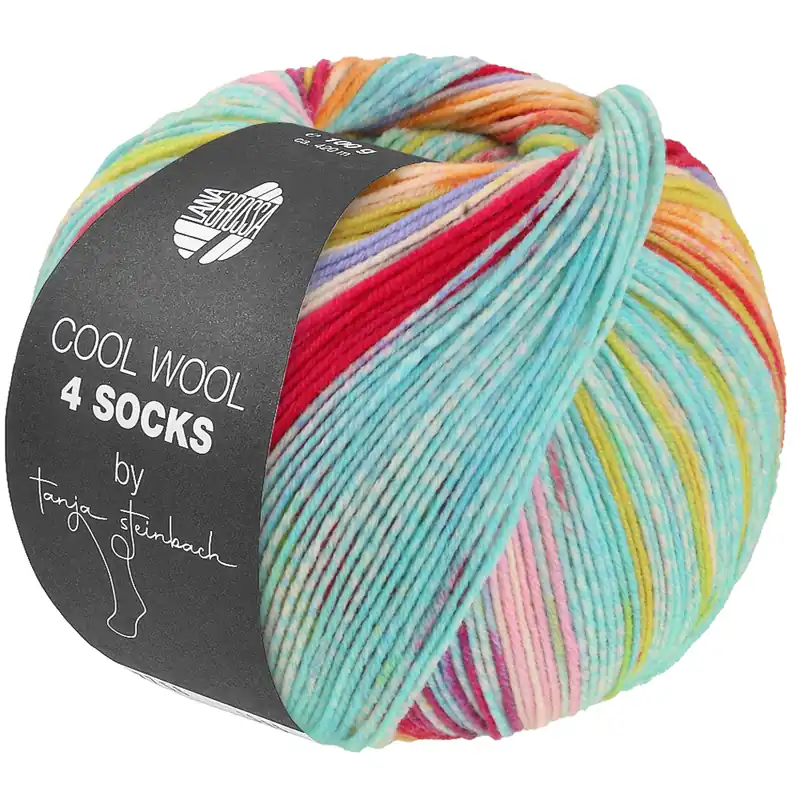 Markenprodukt Lana Grossa Cool Wool 4 Socks Print