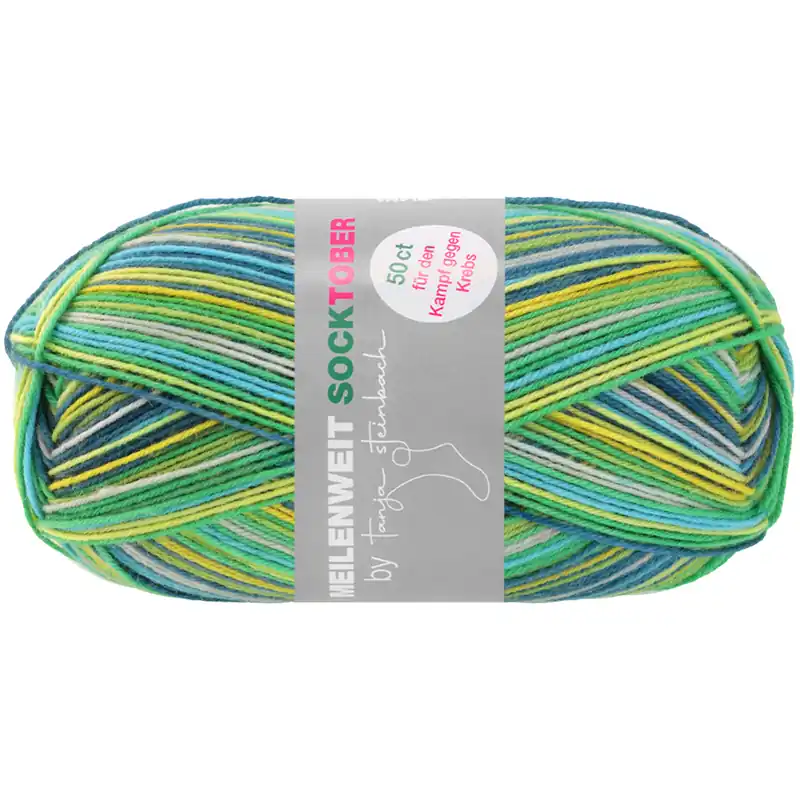 Handgefertigt MEILENWEIT 100g Socktober Merino