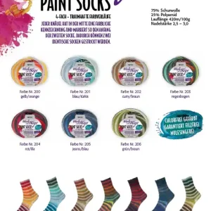 Woolly Hugs Paint Socks 100g Sale