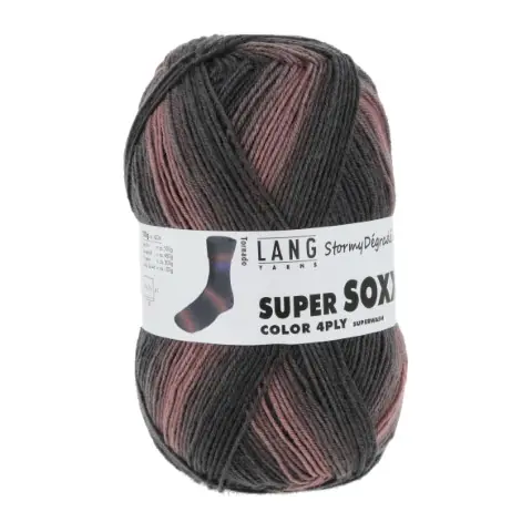 Kostenfreie Lieferung Super Soxx 100g 4-fädig Stormy Degrade