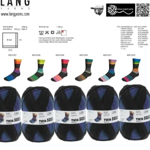 Highlight Paketangebot - 750g Twin Soxx 5x150g 6-fädig You and Me