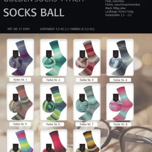 Kostenloser Rückversand Pro Lana Golden Socks 4-fach Socks Ball