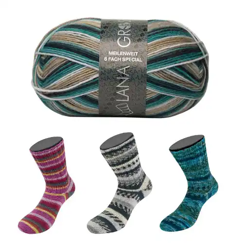 MEILENWEIT 6-fach 150g SPEZIAL print Hochwertig