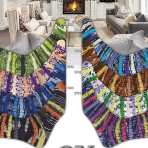 Fertigsocken aus ONline Supersocke Sort. 323 Living Color Direktkauf