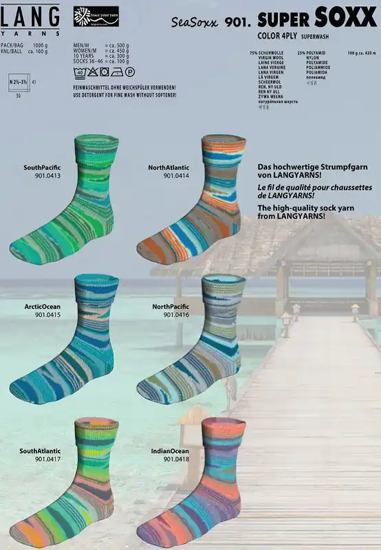 Super Soxx 100g 4-fädig Sea Soxx Markenprodukt