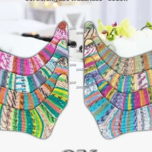 Heißes Angebot ONline Supersocke Sort. 295 Wellness Color 100g (Bambus)