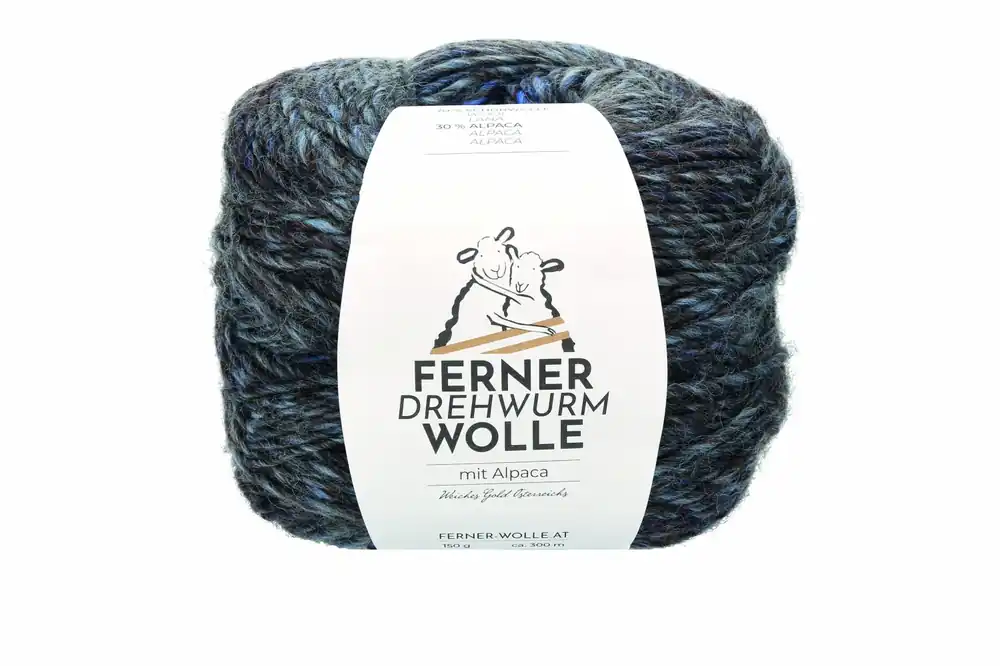 Limited Edition Ferner Wolle Drehwurm 150g