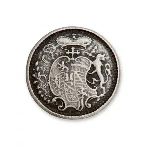 Dirndlknopf Metall „Bayern“ altsilber Highlight